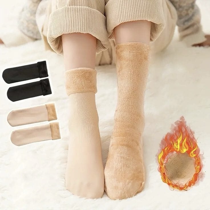 😍❄️ 12 PARES CALCETINES TERMICOS